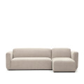 Neom Modulsofa 3-Sitzer Chaiselongue rechts/links beige 263 cm FSC Mix Credit