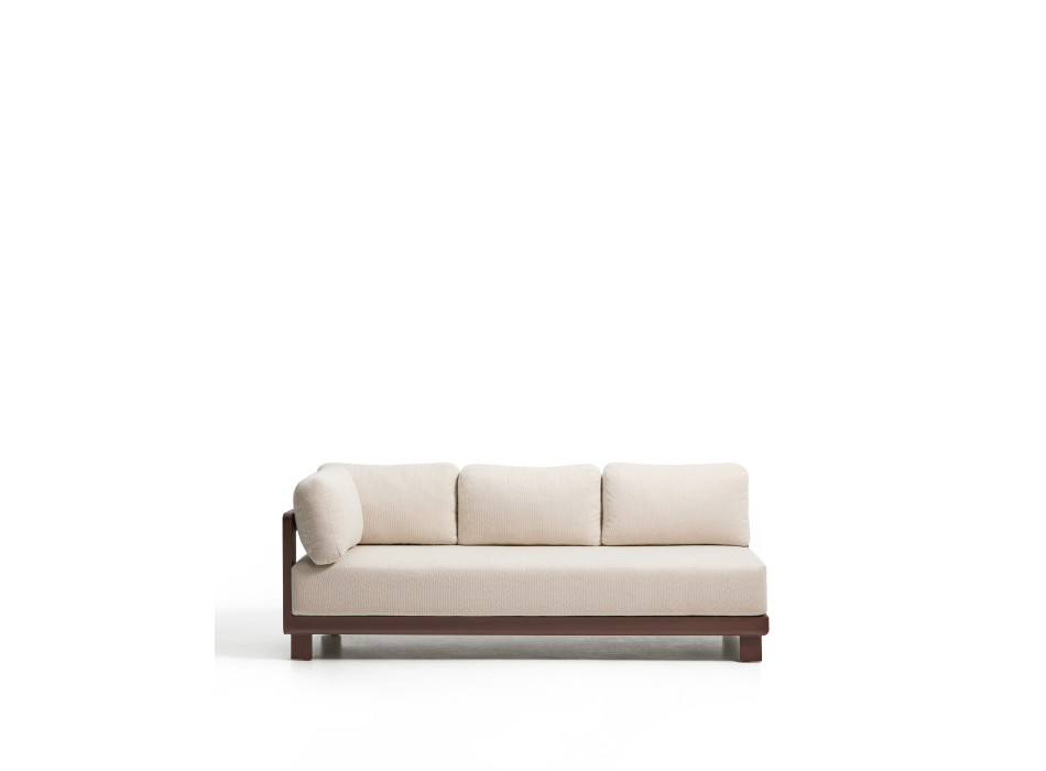 Nerano 3-Sitzer-Aluminiumsofa
