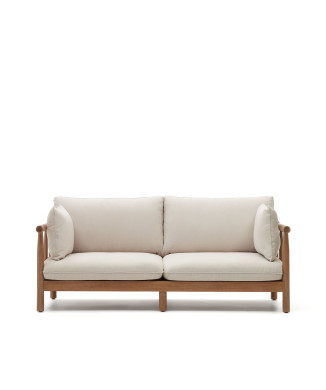 Sacova 2-Sitzer-Sofa aus massivem Eukalyptusholz 195 cm