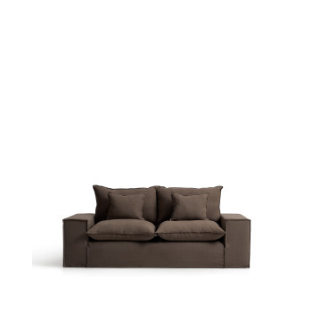 Anarela 2-Sitzer-Sofa mit abnehmbarem Bezug