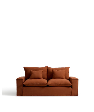 Anarela 2-Sitzer-Sofa mit abnehmbarem Bezug