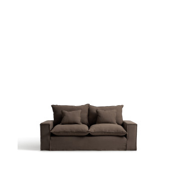 Anarela 2-Sitzer-Sofa mit abnehmbarem Bezug