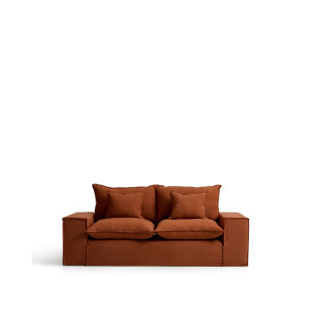 Anarela 2-Sitzer-Sofa mit abnehmbarem Bezug