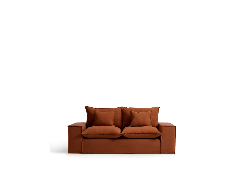 Anarela 2-Sitzer-Sofa mit abnehmbarem Bezug