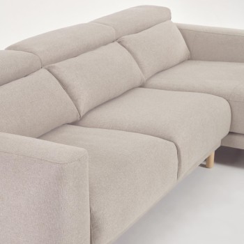 Singa 3-Sitzer-Sofa mit Chaiselongue rechts