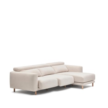 Singa 3-Sitzer-Sofa mit Chaiselongue rechts