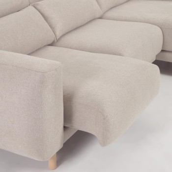 Singa 3-Sitzer-Sofa mit Chaiselongue rechts