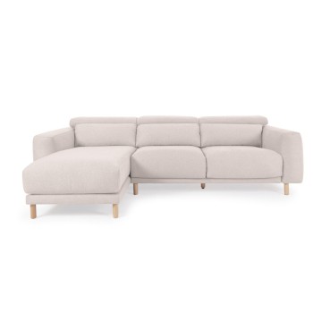 Singa 3-Sitzer-Sofa mit Chaiselongue links