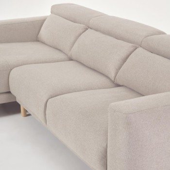 Singa 3-Sitzer-Sofa mit Chaiselongue links