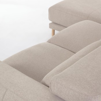 Singa 3-Sitzer-Sofa mit Chaiselongue links