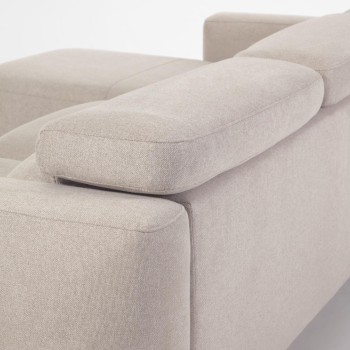 Singa 3-Sitzer-Sofa mit Chaiselongue links