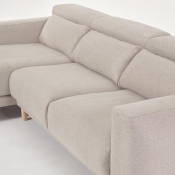 Singa 3-Sitzer-Sofa mit Chaiselongue links
