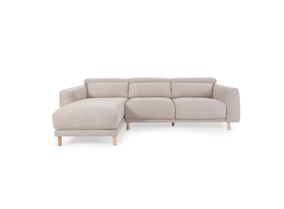 Singa 3-Sitzer-Sofa mit Chaiselongue links