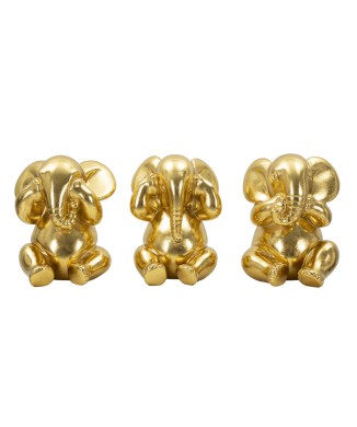 ELEFANT, den ich nicht sehen/nicht hören/nicht sprechen kann, 3er-Set