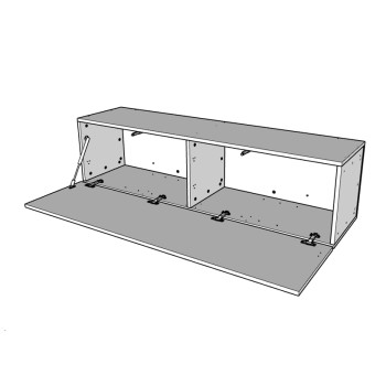 Isoka Elements - Isoka Klappwandelement B.173,6 H.40 T.39,2 Eiche Natur