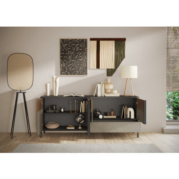 EVEREST - Sideboard mit 4 Türen und 1 Schublade