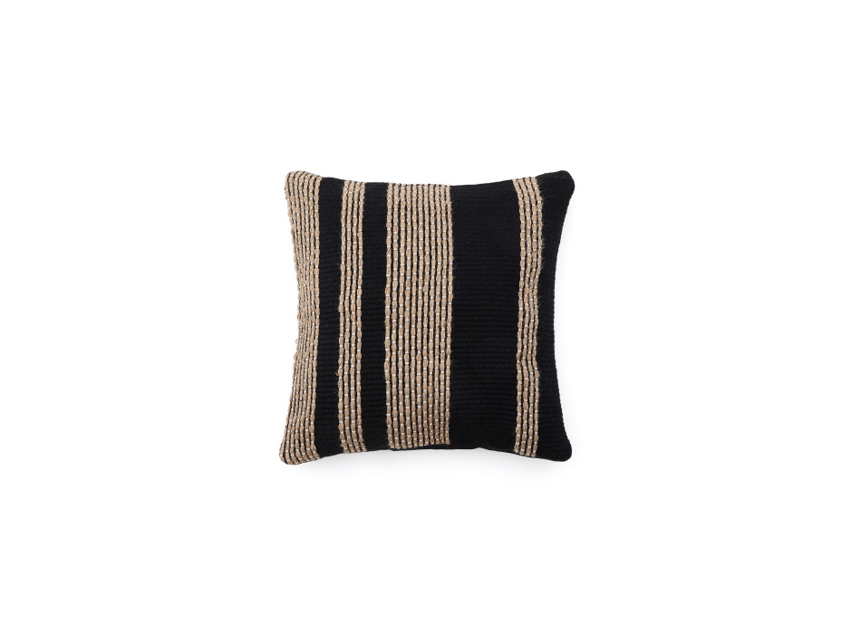 Aylin Baumwoll-Kissenbezug mit Jute-Stickerei