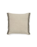 Niven Kissenbezug 100% Leinen Melange und Seitenstreifen