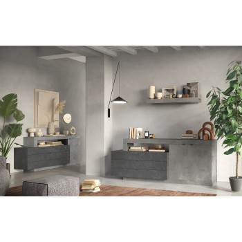 FREEDOM - Sideboard mit 1 Tür und 3 Schubladen