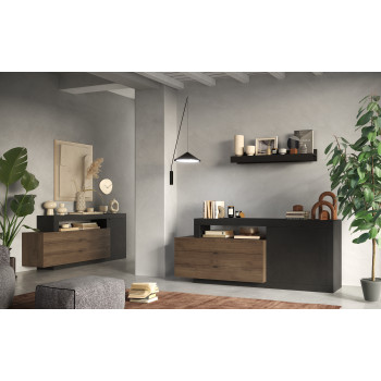 FREEDOM - Sideboard mit 1 Tür und 3 Schubladen