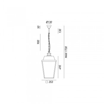 Pendelleuchte QUADRO 262.51.OB IL FANALE