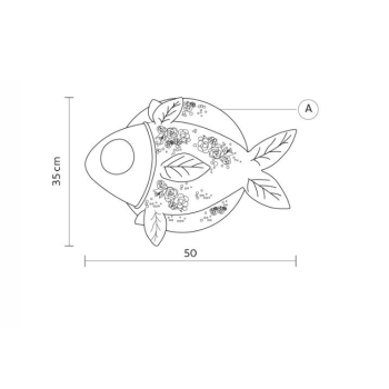 Aprile Innenwandleuchte Karman