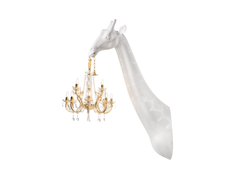 QEEBOO IN LOVE GIRAFFE WANDLEUCHTE