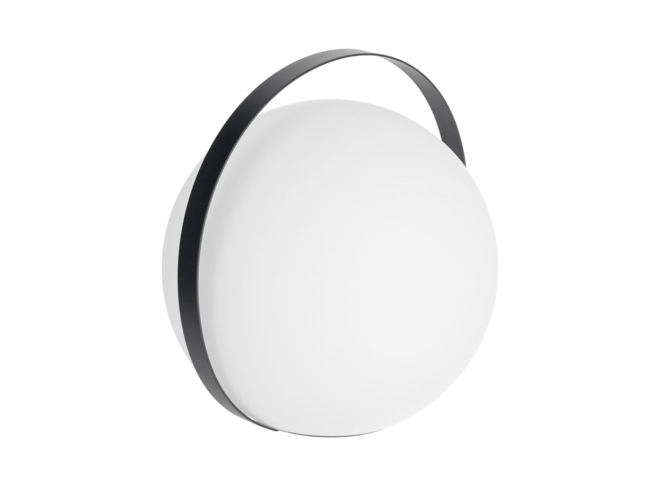 Tischlampe Dinesh mit schwarzem Stahlgriff