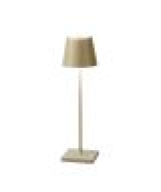 Wiederaufladbare LED-Tischleuchte Drink Gold, 2,2 W, 190 lm, 3000 K, dimmbar, IP54, 7 x 25 cm