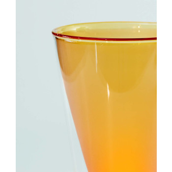 Safrangeblasene Tischlampe