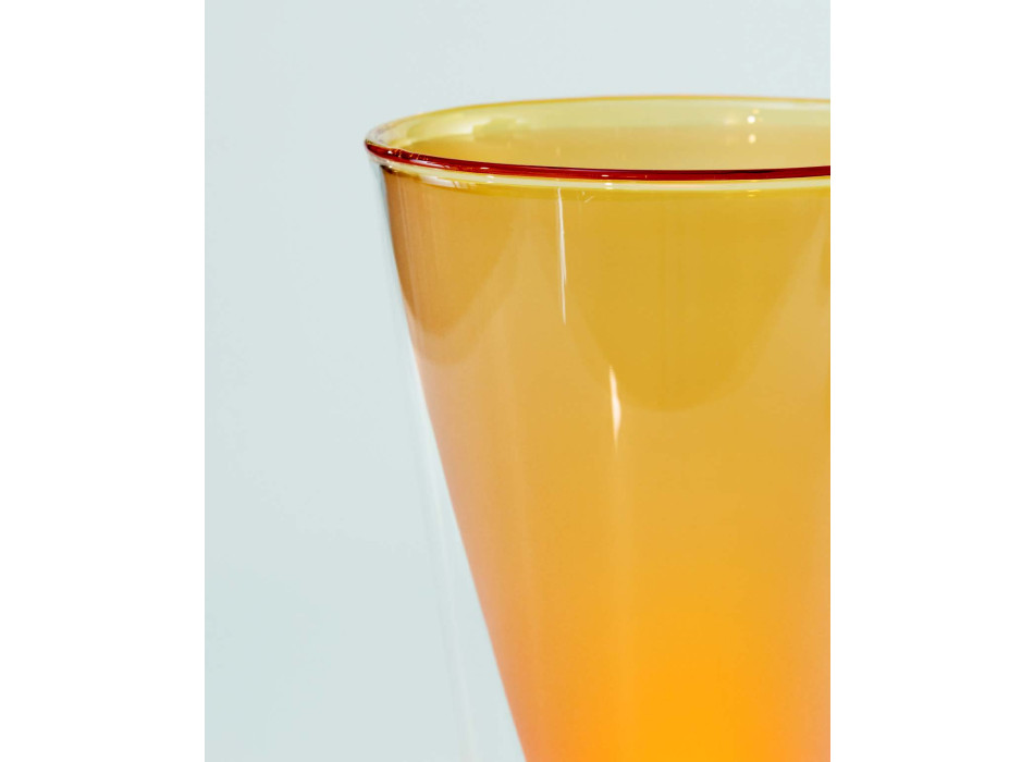 Safrangeblasene Tischlampe