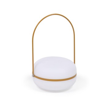 Teetischlampe aus Polyethylen und Metall mit Polyethylen und Metall mit Finish