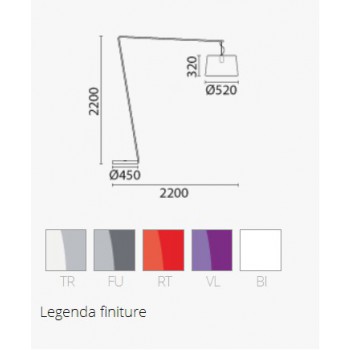 L001T/B PEDRALI LAMPE