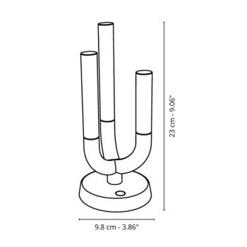 Wiederaufladbare SLIDE Mondlampe