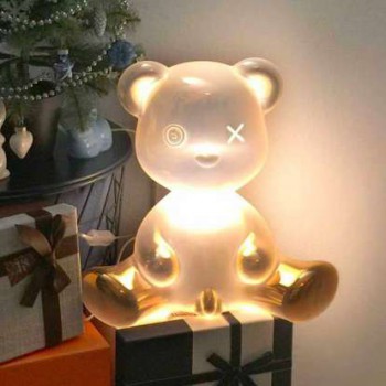 TEDDY BOY LAMPE METALLFINISH MIT KABEL 24002 QEEBOO