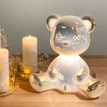 TEDDY BOY LAMPE METALLFINISH MIT KABEL 24002 QEEBOO