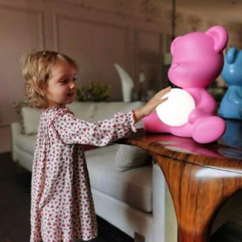TEDDY-MÄDCHEN-LAMPE MIT WIEDERAUFLADBARE LED 25001 QEEBOO