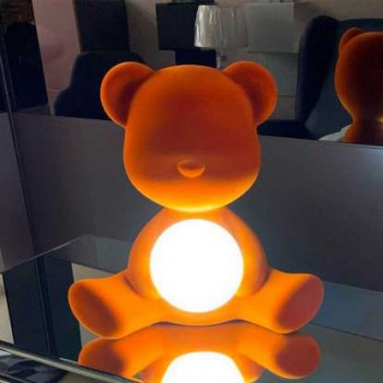 TEDDY-MÄDCHEN-LAMPE MIT WIEDERAUFLADBARER LED 25001 QEEBOO