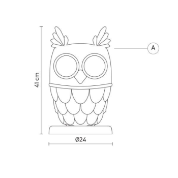 Karman Ti Vedo Tischlampe für den Innenbereich