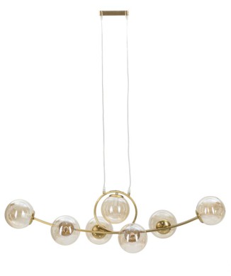 JAPANISCHER KRONLEUCHTER 7 LICHTER