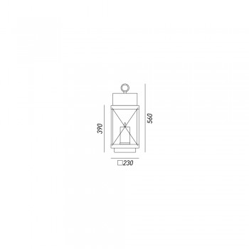 Kleine Außenlaterne LANTERNE 265.11.FF IL FANALE