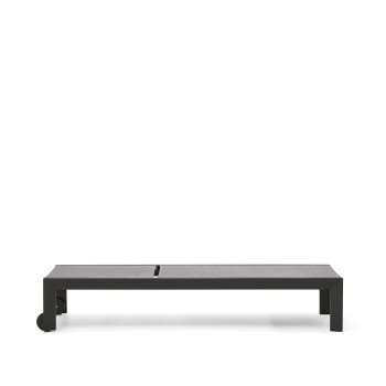 Canutells Outdoor-Liege aus Aluminium mit grauem Finish