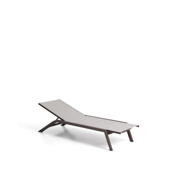 Capraia stapelbare Aluminium-Sonnenliege