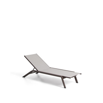 Capraia stapelbare Aluminium-Sonnenliege