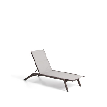 Capraia stapelbare Aluminium-Sonnenliege