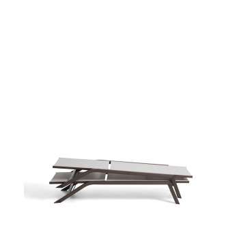 Capraia stapelbare Aluminium-Sonnenliege