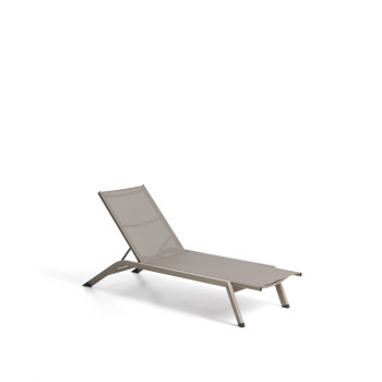 Capraia stapelbare Aluminium-Sonnenliege