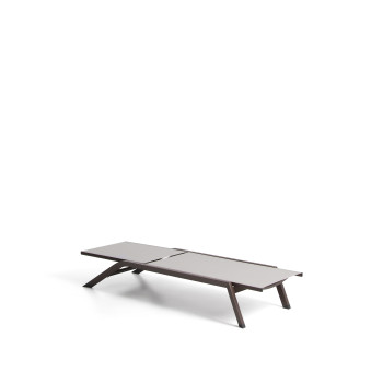 Capraia stapelbare Aluminium-Sonnenliege