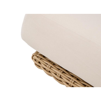 Meria Sonnenliege aus synthetischem Rattan und Beinen aus 100 % FSC-Akazienholz