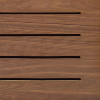 Carolin Bücherregal in Walnussfurnier 130 x 169 cm